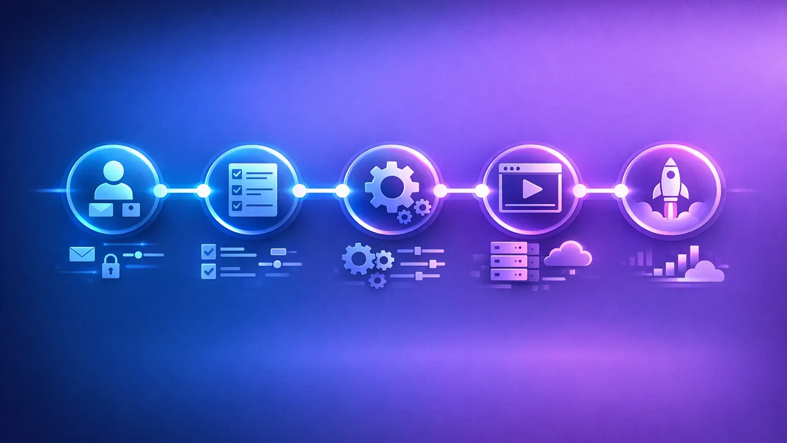 Step-by-step visualization of setting up an AI data collection agent