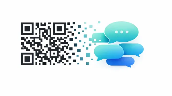 QR code that opens an AI conversation instead of a traditional form